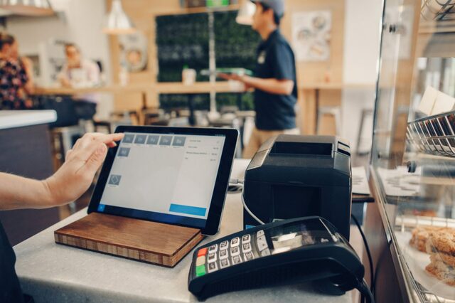Retail automation software display